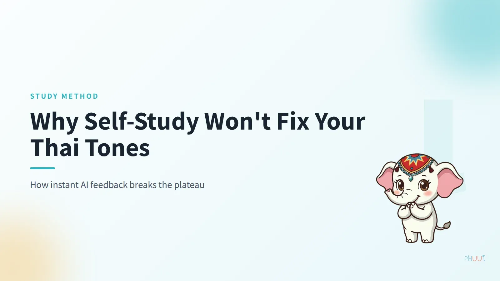 Why Self-Study Can't Fix Your Thai Tones (and What Does)